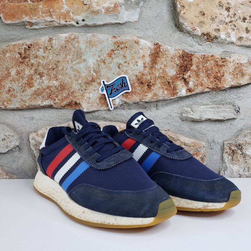 adidas I-5923 Collegiate Navy Athletic Running Shoes Men's Size 10.5 BD7814 RARE